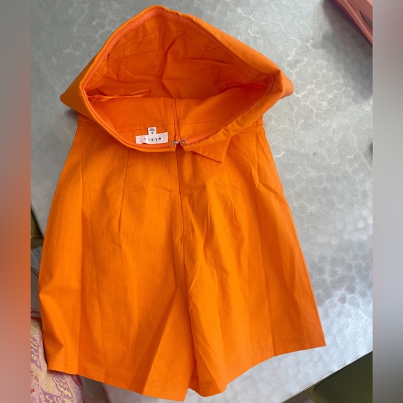 These Three Locklin Tube orange romper size small - Picture 2 of 2